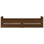 vidaXL Bettgestell mit Schubladen Braun Eichen-Optik 100x200 cm vidaXL Bettgestell mit Schubladen Braun Eichen-Optik 100x200 cm