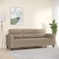 vidaXL 3-Sitzer-Sofa Taupe 180 cm Mikrofasergewebe vidaXL 3-Sitzer-Sofa Taupe 180 cm Mikrofasergewebe