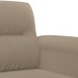 vidaXL 3-Sitzer-Sofa Taupe 180 cm Mikrofasergewebe vidaXL 3-Sitzer-Sofa Taupe 180 cm Mikrofasergewebe