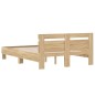 vidaXL Bettgestell mit Kopfteil Sonoma-Eiche 135x190 cm Holzwerkstoff vidaXL Bettgestell mit Kopfteil Sonoma-Eiche 135x190 cm Holzwerkstoff