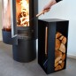 Esschert Design Holzlager Kaminbesteck Schwarz Stahl FF407 Esschert Design Holzlager Kaminbesteck Schwarz Stahl FF407