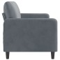 vidaXL 3-Sitzer-Sofa Dunkelgrau 180 cm Samt vidaXL 3-Sitzer-Sofa Dunkelgrau 180 cm Samt