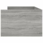 vidaXL Bettgestell mit Schubladen Grau Sonoma 100x200 cm vidaXL Bettgestell mit Schubladen Grau Sonoma 100x200 cm