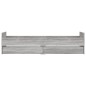 vidaXL Bettgestell mit Schubladen Grau Sonoma 100x200 cm vidaXL Bettgestell mit Schubladen Grau Sonoma 100x200 cm