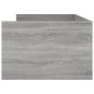 vidaXL Bettgestell mit Schubladen Grau Sonoma 90x200 cm vidaXL Bettgestell mit Schubladen Grau Sonoma 90x200 cm