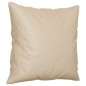 vidaXL 3-Sitzer-Sofa mit Kissen Creme 180 cm Mikrofasergewebe vidaXL 3-Sitzer-Sofa mit Kissen Creme 180 cm Mikrofasergewebe