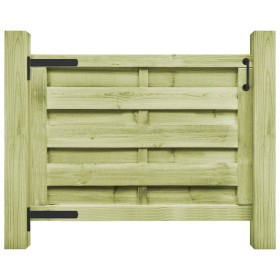 vidaXL Gartentor Kiefernholz Imprägniert 100x75 cm Grün