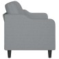 vidaXL 3-Sitzer-Sofa Hellgrau 180 cm Stoff vidaXL 3-Sitzer-Sofa Hellgrau 180 cm Stoff