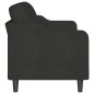 vidaXL 3-Sitzer-Sofa Schwarz 180 cm Stoff vidaXL 3-Sitzer-Sofa Schwarz 180 cm Stoff