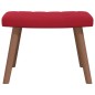 vidaXL Relaxsessel mit Hocker Weinrot Samt vidaXL Relaxsessel mit Hocker Weinrot Samt