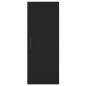 vidaXL Highboard Schwarz 34,5x34x180 cm Holzwerkstoff vidaXL Highboard Schwarz 34,5x34x180 cm Holzwerkstoff