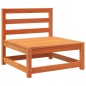 vidaXL Gartensofa mit Fußhocker 2-Sitzer Wachsbraun Massivholz Kiefer vidaXL Gartensofa mit Fußhocker 2-Sitzer Wachsbraun Massivholz Kiefer