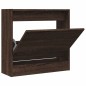 vidaXL Schuhregal Braun Eichen-Optik 60x21x57 cm Holzwerkstoff vidaXL Schuhregal Braun Eichen-Optik 60x21x57 cm Holzwerkstoff