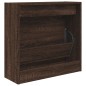 vidaXL Schuhregal Braun Eichen-Optik 60x21x57 cm Holzwerkstoff vidaXL Schuhregal Braun Eichen-Optik 60x21x57 cm Holzwerkstoff