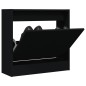 vidaXL Schuhschrank Schwarz 60x21x57 cm Holzwerkstoff vidaXL Schuhschrank Schwarz 60x21x57 cm Holzwerkstoff