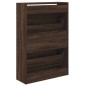 vidaXL Schuhschrank Braun Eichen-Optik 60x21x87,5 cm Holzwerkstoff vidaXL Schuhschrank Braun Eichen-Optik 60x21x87,5 cm Holzwerkstoff