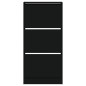 vidaXL Schuhschrank Schwarz 60x21x125,5 cm Holzwerkstoff vidaXL Schuhschrank Schwarz 60x21x125,5 cm Holzwerkstoff