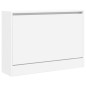 vidaXL Schuhschrank Weiß 80x21x57 cm Holzwerkstoff vidaXL Schuhschrank Weiß 80x21x57 cm Holzwerkstoff