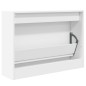 vidaXL Schuhschrank Weiß 80x21x57 cm Holzwerkstoff vidaXL Schuhschrank Weiß 80x21x57 cm Holzwerkstoff
