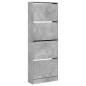 vidaXL Schuhschrank Betongrau 60x21x163,5 cm Holzwerkstoff vidaXL Schuhschrank Betongrau 60x21x163,5 cm Holzwerkstoff