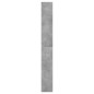 vidaXL Schuhschrank Betongrau 60x21x163,5 cm Holzwerkstoff vidaXL Schuhschrank Betongrau 60x21x163,5 cm Holzwerkstoff