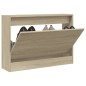 vidaXL Schuhschrank Sonoma-Eiche 80x21x57 cm Holzwerkstoff vidaXL Schuhschrank Sonoma-Eiche 80x21x57 cm Holzwerkstoff