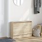 vidaXL Schuhschrank Sonoma-Eiche 80x21x57 cm Holzwerkstoff vidaXL Schuhschrank Sonoma-Eiche 80x21x57 cm Holzwerkstoff