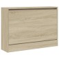 vidaXL Schuhschrank Sonoma-Eiche 80x21x57 cm Holzwerkstoff vidaXL Schuhschrank Sonoma-Eiche 80x21x57 cm Holzwerkstoff