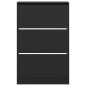 vidaXL Schuhschrank Schwarz 80x21x125,5 cm Holzwerkstoff vidaXL Schuhschrank Schwarz 80x21x125,5 cm Holzwerkstoff