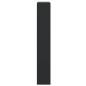 vidaXL Schuhschrank Schwarz 80x21x125,5 cm Holzwerkstoff vidaXL Schuhschrank Schwarz 80x21x125,5 cm Holzwerkstoff