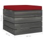vidaXL 6-tlg. Garten-Sofagarnitur aus Paletten mit Kissen Kiefernholz vidaXL 6-tlg. Garten-Sofagarnitur aus Paletten mit Kissen Kiefernholz