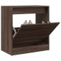 vidaXL Schuhschrank Braun Eichen-Optik 60x34x63,5 cm Holzwerkstoff vidaXL Schuhschrank Braun Eichen-Optik 60x34x63,5 cm Holzwerkstoff