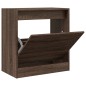 vidaXL Schuhschrank Braun Eichen-Optik 60x34x63,5 cm Holzwerkstoff vidaXL Schuhschrank Braun Eichen-Optik 60x34x63,5 cm Holzwerkstoff