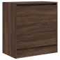 vidaXL Schuhschrank Braun Eichen-Optik 60x34x63,5 cm Holzwerkstoff vidaXL Schuhschrank Braun Eichen-Optik 60x34x63,5 cm Holzwerkstoff