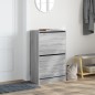 vidaXL Schuhschrank Grau Sonoma 60x34x96,5 cm Holzwerkstoff vidaXL Schuhschrank Grau Sonoma 60x34x96,5 cm Holzwerkstoff