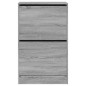vidaXL Schuhschrank Grau Sonoma 60x34x96,5 cm Holzwerkstoff vidaXL Schuhschrank Grau Sonoma 60x34x96,5 cm Holzwerkstoff