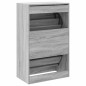 vidaXL Schuhschrank Grau Sonoma 60x34x96,5 cm Holzwerkstoff vidaXL Schuhschrank Grau Sonoma 60x34x96,5 cm Holzwerkstoff