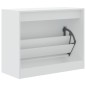 vidaXL Schuhschrank Weiß 80x34x63 cm Holzwerkstoff vidaXL Schuhschrank Weiß 80x34x63 cm Holzwerkstoff