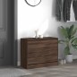 vidaXL Schuhschrank Braun Eichen-Optik 80x34x63 cm Holzwerkstoff vidaXL Schuhschrank Braun Eichen-Optik 80x34x63 cm Holzwerkstoff
