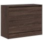 vidaXL Schuhschrank Braun Eichen-Optik 80x34x63 cm Holzwerkstoff vidaXL Schuhschrank Braun Eichen-Optik 80x34x63 cm Holzwerkstoff
