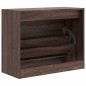 vidaXL Schuhschrank Braun Eichen-Optik 80x34x63 cm Holzwerkstoff vidaXL Schuhschrank Braun Eichen-Optik 80x34x63 cm Holzwerkstoff