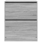 vidaXL Schuhschrank Grau Sonoma 80x34x96,5 cm Holzwerkstoff vidaXL Schuhschrank Grau Sonoma 80x34x96,5 cm Holzwerkstoff