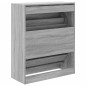 vidaXL Schuhschrank Grau Sonoma 80x34x96,5 cm Holzwerkstoff vidaXL Schuhschrank Grau Sonoma 80x34x96,5 cm Holzwerkstoff