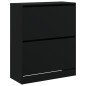 vidaXL Schuhschrank Schwarz 80x34x96,5 cm Holzwerkstoff vidaXL Schuhschrank Schwarz 80x34x96,5 cm Holzwerkstoff