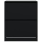 vidaXL Schuhschrank Schwarz 80x34x96,5 cm Holzwerkstoff vidaXL Schuhschrank Schwarz 80x34x96,5 cm Holzwerkstoff