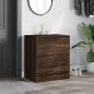 vidaXL Schuhschrank Braun Eichen-Optik 60x42x69 cm Holzwerkstoff vidaXL Schuhschrank Braun Eichen-Optik 60x42x69 cm Holzwerkstoff