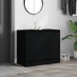 vidaXL Schuhschrank Schwarz 80x42x69 cm Holzwerkstoff vidaXL Schuhschrank Schwarz 80x42x69 cm Holzwerkstoff