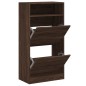 vidaXL Schuhschrank Braun Eichen-Optik 60x34x116 cm Holzwerkstoff vidaXL Schuhschrank Braun Eichen-Optik 60x34x116 cm Holzwerkstoff