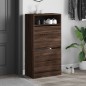 vidaXL Schuhschrank Braun Eichen-Optik 60x34x116 cm Holzwerkstoff vidaXL Schuhschrank Braun Eichen-Optik 60x34x116 cm Holzwerkstoff