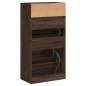 vidaXL Schuhschrank Braun Eichen-Optik 60x34x116 cm Holzwerkstoff vidaXL Schuhschrank Braun Eichen-Optik 60x34x116 cm Holzwerkstoff